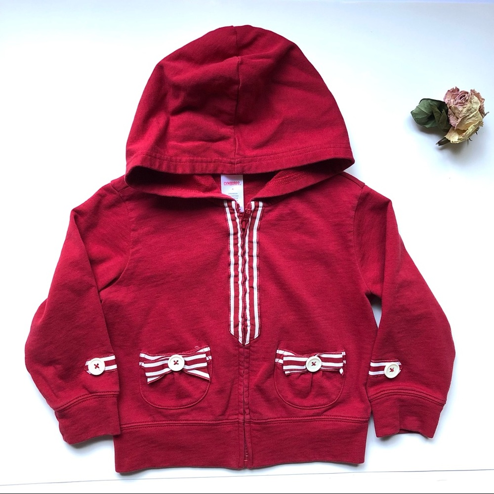 Gymboree Zip up Hoodie - Girls 4